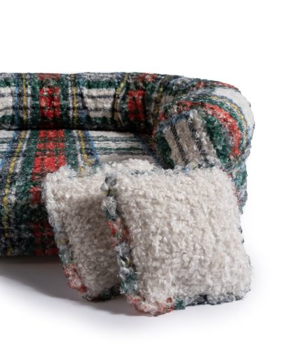 Cuccia Dog tessuto Teddy stampa tartan