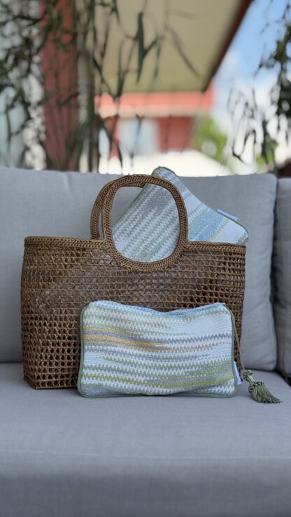 Set Cuscino e Pochette spiaggia con cerniera - immagine 4