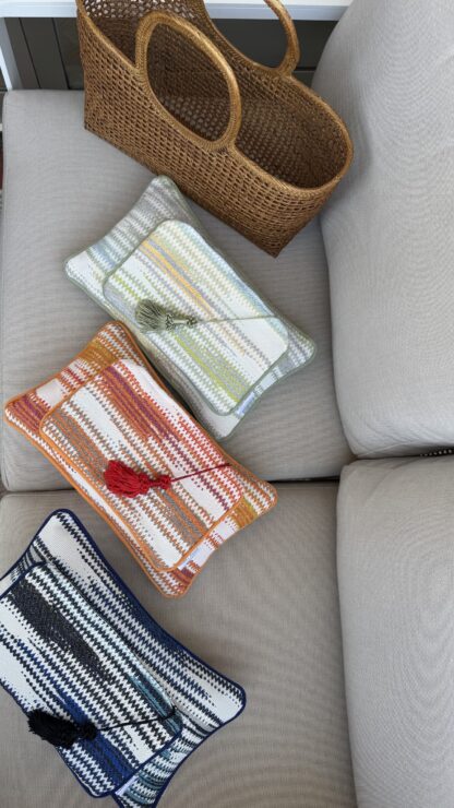 Set Cuscino e Pochette spiaggia con cerniera